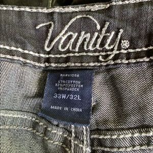 Black bootcut Vanity Jeans